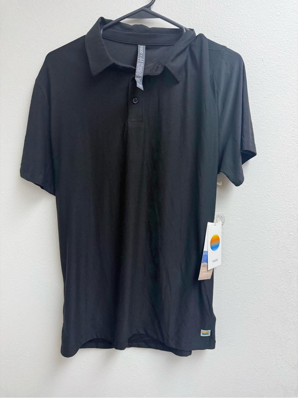Vuori Men's Black Performance Polo NWT